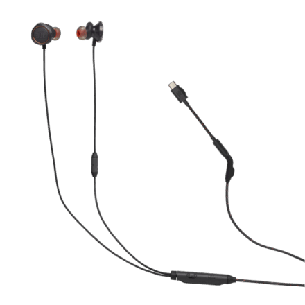 Auriculares Gamer In-Ear JBL Quantum 50C Negros | Conexión Tipo C | Micrófono con Control | Sonido JBL QuantumSOUND Auriculares Gamer In-Ear JBL Quantum 50C Negros | Conexión Tipo C | Micrófono con Control | Sonido JBL QuantumSOUND