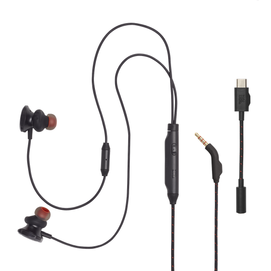 1200130015496 4 Auriculares Gamer In-Ear JBL Quantum 50C Negros | Conexión Tipo C | Micrófono con Control | Sonido JBL QuantumSOUND - Imagen 4