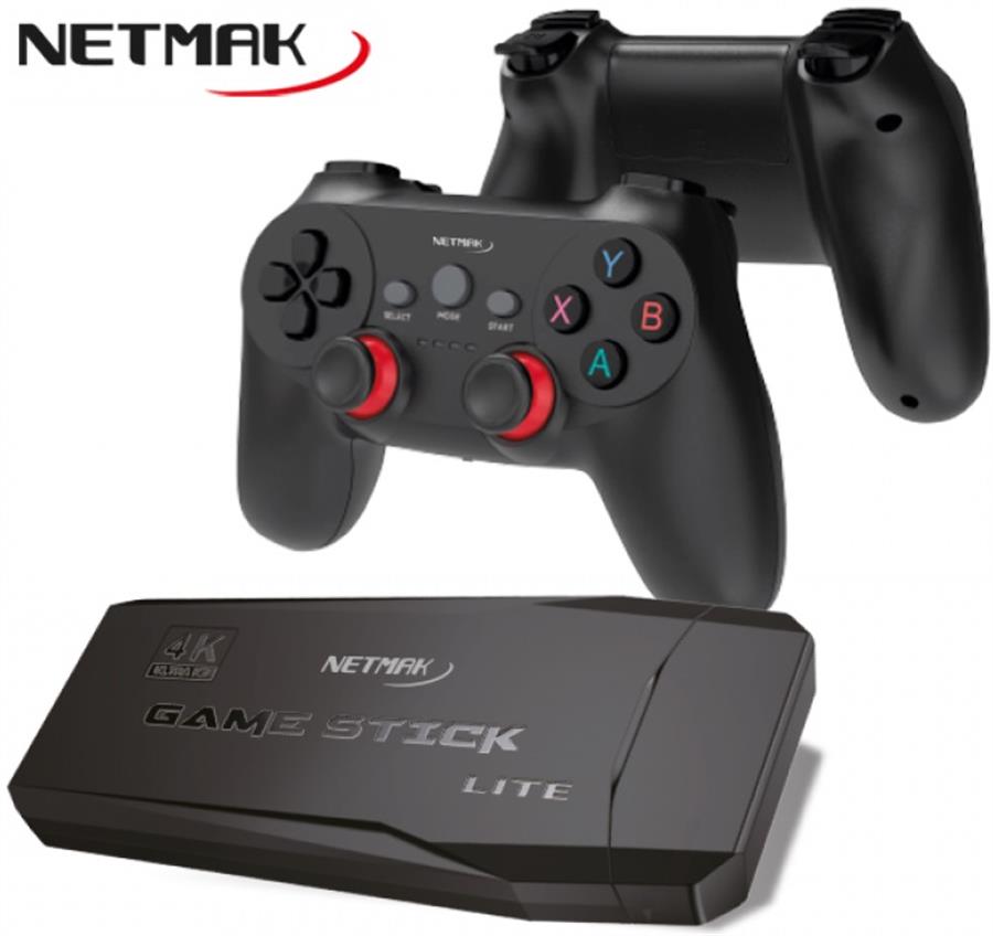 58667-producto-netmak-game-stick-lite-consola-nes-gorila-games-1 Mini Consola Netmak | NM-M8 | 4K HDMI | 20.000 Juegos Retro | Doble Joystick | Plug & Play | TV Box Gaming