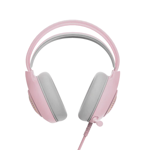 6932391932254 5 Auriculares Gamer | Marvo Akari H8325 PK | USB + 3.5 mm | RGB | Rosa | 50 mm - Imagen 5