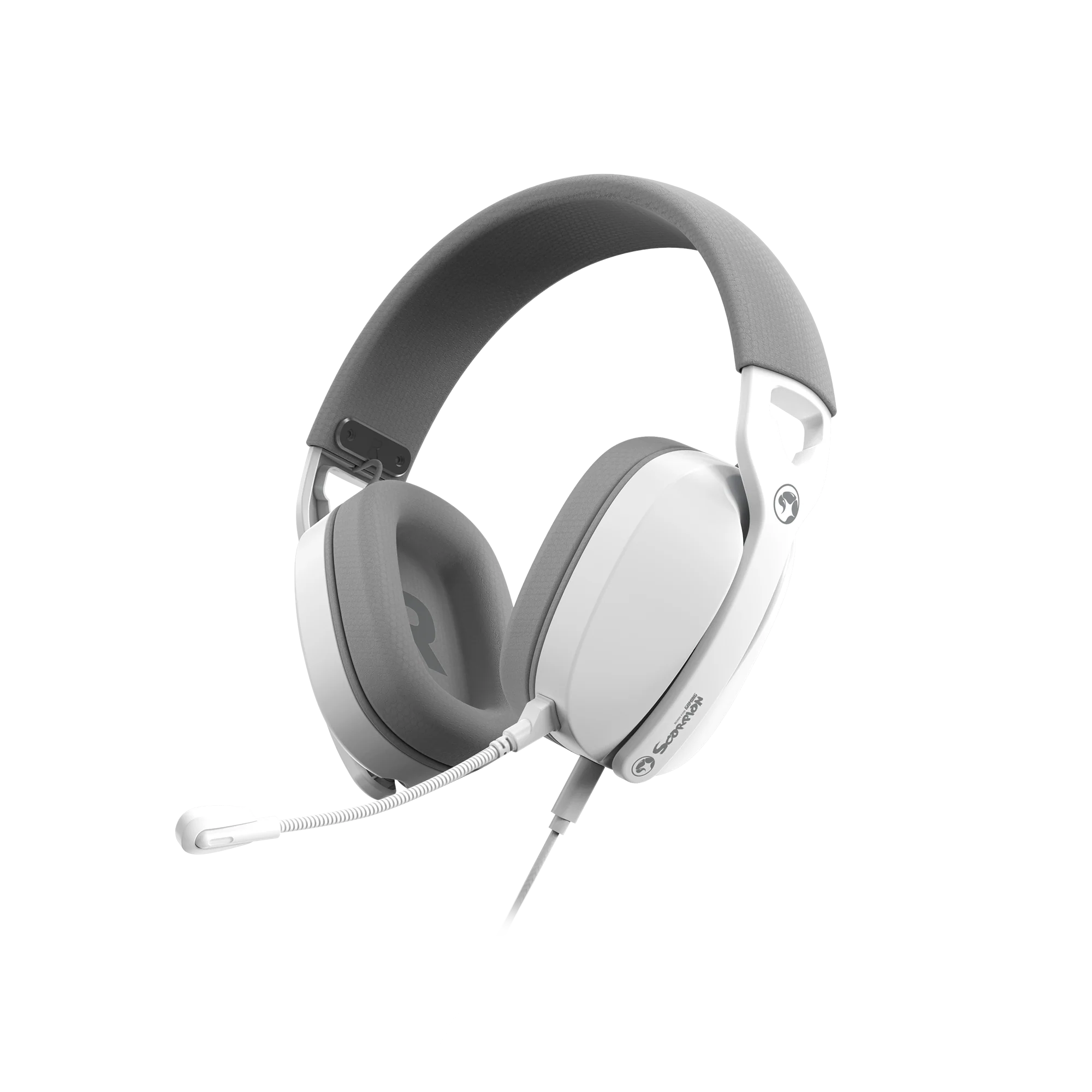 6932391933831 1 Auriculares Gamer | Marvo Pulz 70S HG9086 WH | USB | 7.1 Virtual | RGB | Blanco
