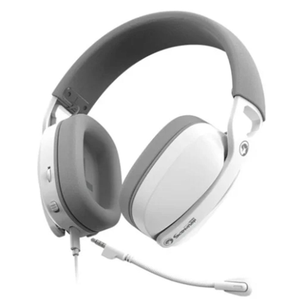 6932391933831 4 Auriculares Gamer | Marvo Pulz 70S HG9086 WH | USB | 7.1 Virtual | RGB | Blanco - Imagen 4