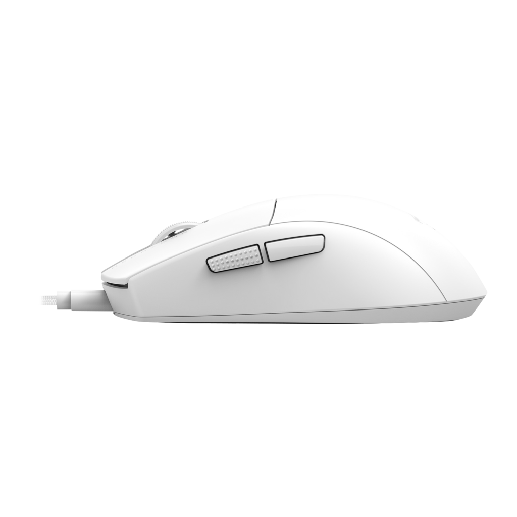 6950376721990 3 Mouse Gamer | Redragon King 1K M724W Blanco | Cable USB | Hasta 12 400 DPI | 42 g Ultraligero - Imagen 3