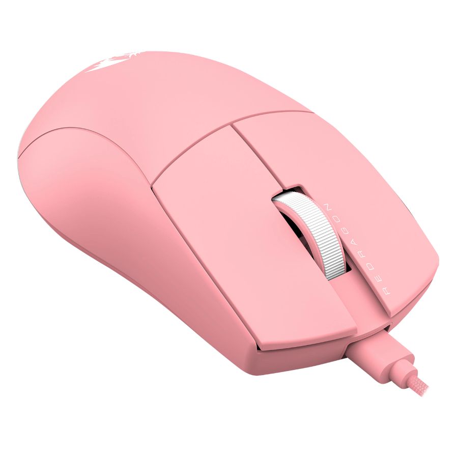 6950376722003 2 Mouse Gamer | Redragon King 1K M724P | Rosa | USB | 12.400 DPI | Ultraligero - Imagen 2