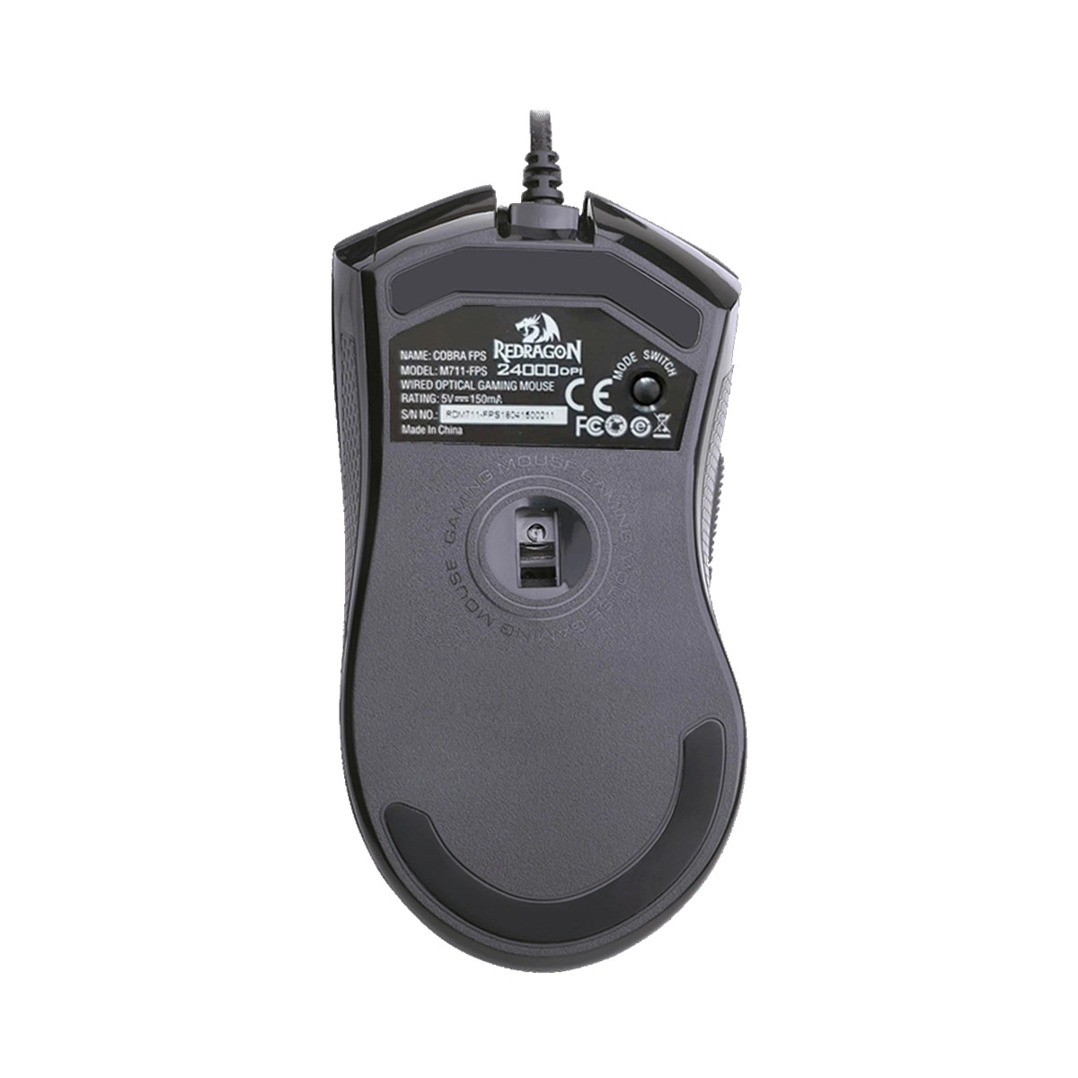 6950376750549 3 Mouse Gamer | Redragon Cobra M711 | Cable USB | 10 000 DPI | RGB | 7 Botones Programables - Imagen 4