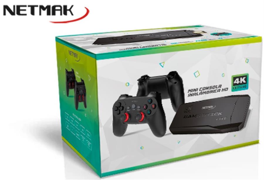 99781-producto-netmak-game-stick-lite-consola-nes-gorila-games-4 Mini Consola Netmak | NM-M8 | 4K HDMI | 20.000 Juegos Retro | Doble Joystick | Plug & Play | TV Box Gaming - Imagen 2
