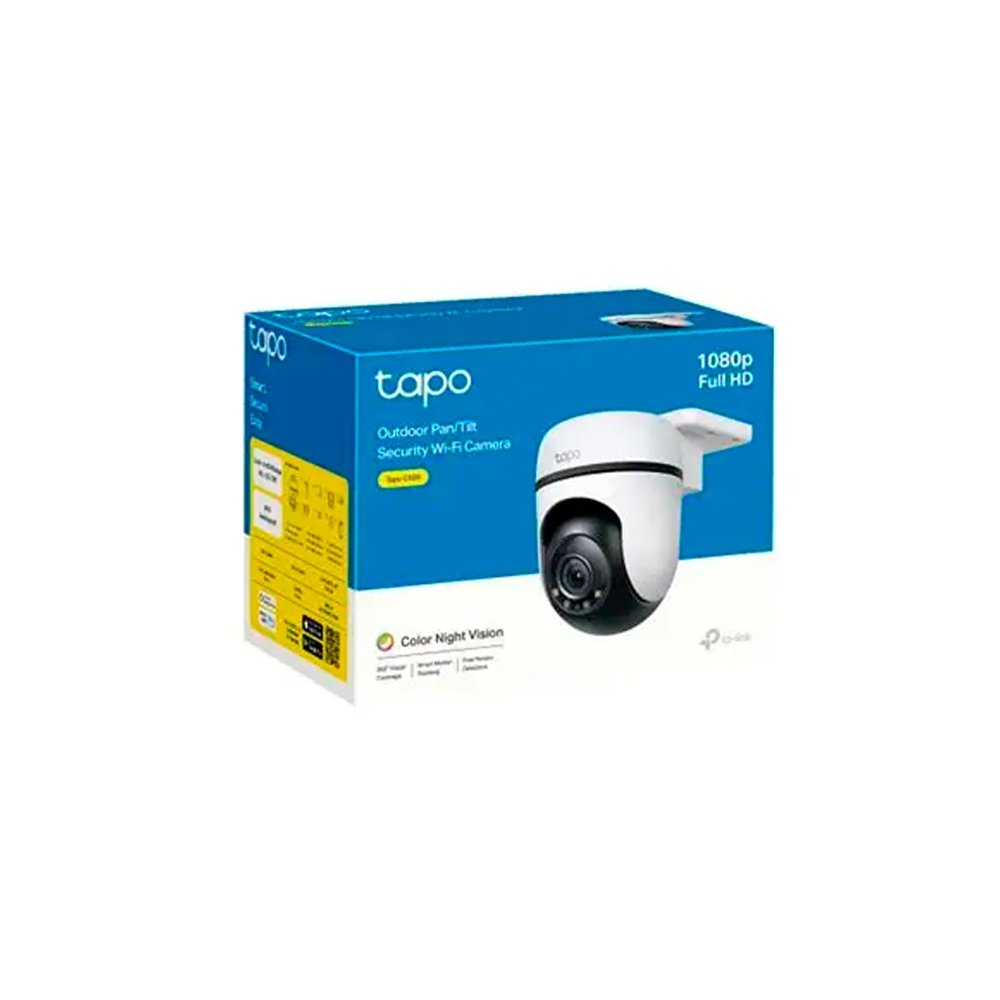 Tapo-c500.jpg Cámara de seguridad | TP-Link | Tapo C500 | Wi-Fi | Exterior | 2K | 360° | Visión nocturna a color | Detección de movimiento | Audio bidireccional | IP65