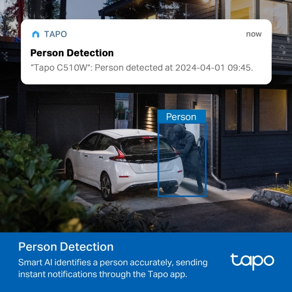 Cámara de Seguridad | TP-Link | Tapo C510W | Exterior | PTZ | Visión Nocturna a Color | WiFi - Imagen 6