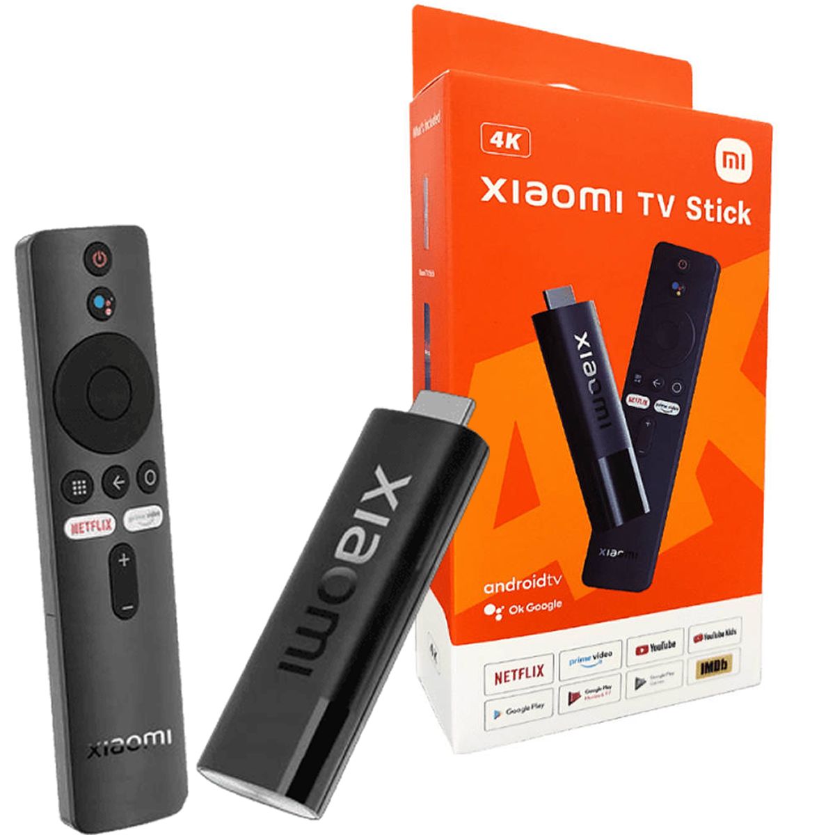 Xiaomi Mi TV Stick MDZ-27-AA 4K UHD 1 Xiaomi Smart TV Stick 4K Android TV Bluetooth Control por Voz
