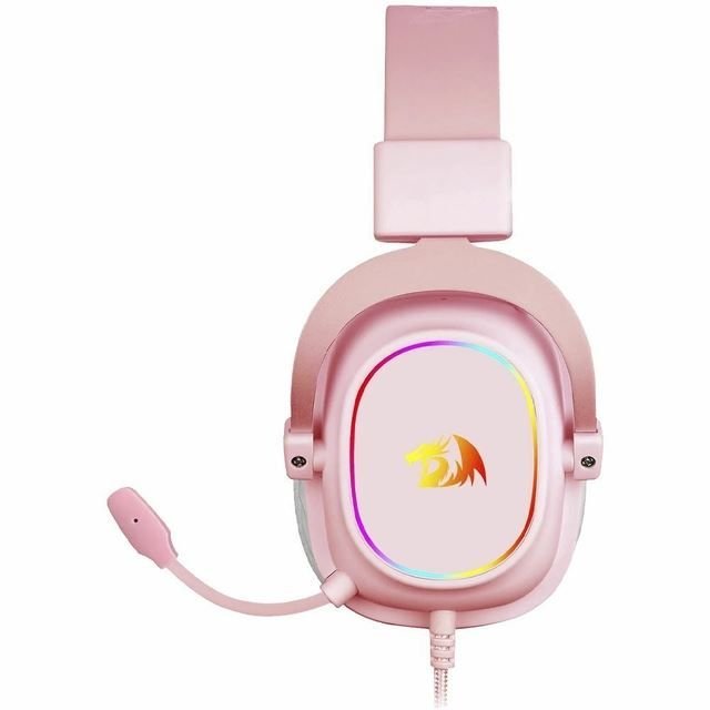 auricular-redragon-zeus-x-h510-rosa-rgb-1.jpg Auriculares Gamer | Redragon Zeus X H510P-RGB | Rosa | Sonido Envolvente 7.1 | Micrófono Extraíble | RGB | USB | PC y Consolas - Imagen 2