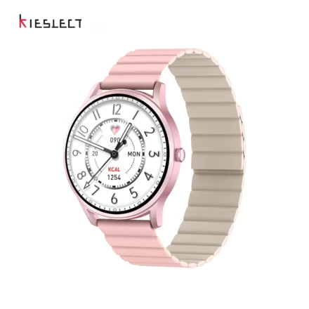 Kieslect Lora | Smartwatch Femenino | Pantalla AMOLED 1.3″ | Monitoreo de Salud y Ejercicio | Bluetooth | Color Rosa | YFT2046EU