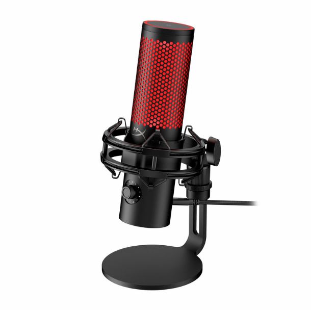 microfono-hyperx-quadcast-2-negro-872v1aa-1 Micrófono | HyperX QuadCast 2 | Negro | USB | Iluminación RGB | Sonido Profesional para Streaming y Grabaciones - Imagen 3
