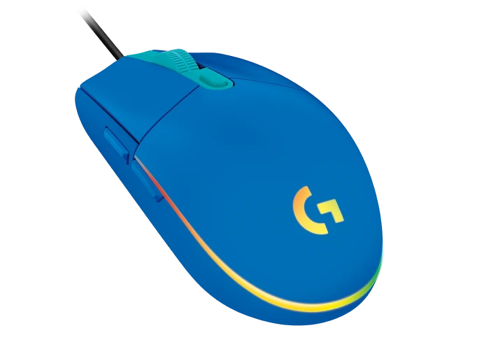 0000000000412989000216980412989--2- Mouse Gamer Logitech G203 Azul | USB RGB 8000 DPI | 910-005795 - Imagen 2