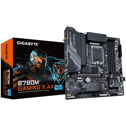 Motherboard Gigabyte B760M G AX | LGA1700 | Intel B760 | DDR5 | WiFi 6 AX