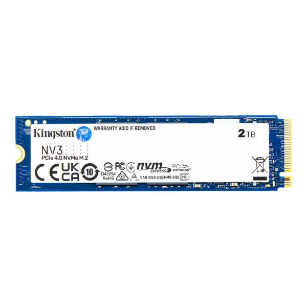 Disco Interno SSD Kingston NV3 2TB M.2 2280 PCIe 4.0 NVMe | 6000MB/s | SNV3S/2000G | Alto Rendimiento para PC y Notebook Gamer Disco Interno SSD Kingston NV3 2TB M.2 2280 PCIe 4.0 NVMe | 6000MB/s | SNV3S/2000G | Alto Rendimiento para PC y Notebook Gamer