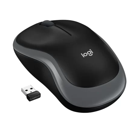 Mouse Gamer Inalámbrico | Logitech M185 Wireless Mouse (910-002225) | Negro/Gris | 2.4 GHz | USB Nano Receptor Mouse Gamer Inalámbrico | Logitech M185 Wireless Mouse (910-002225) | Negro/Gris | 2.4 GHz | USB Nano Receptor
