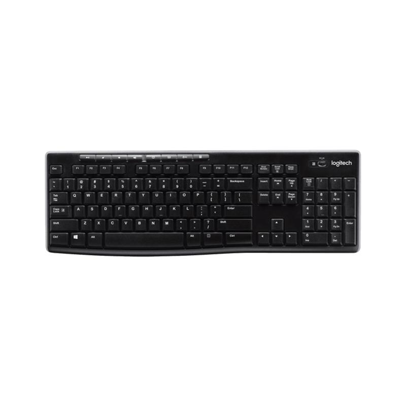 097855088789 1 Teclado Inalámbrico | Logitech K270 Wireless Keyboard Negro/Gris – Receptor 2.4 GHz | 920-004426