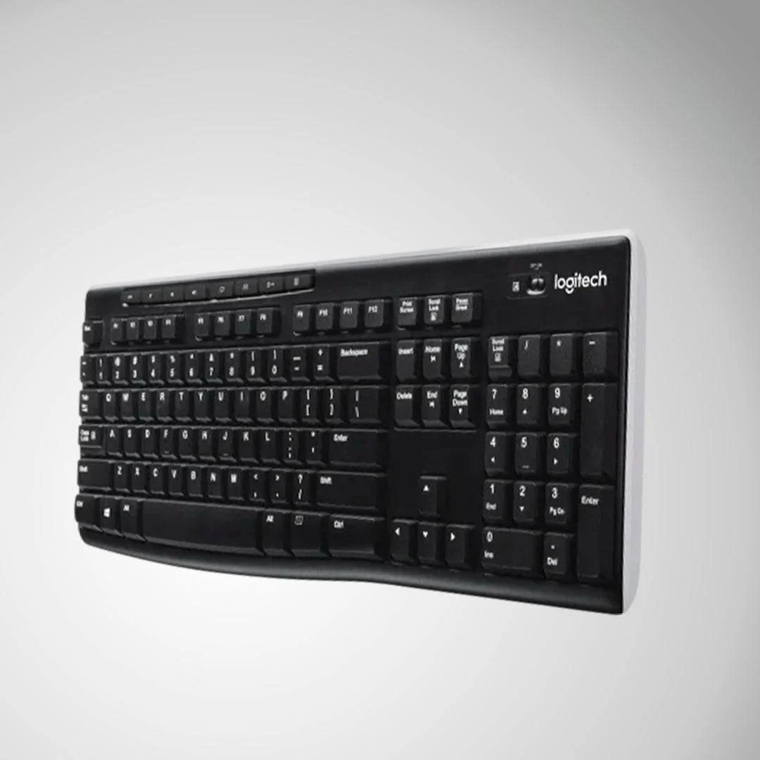 097855088789 2 Teclado Inalámbrico | Logitech K270 Wireless Keyboard Negro/Gris – Receptor 2.4 GHz | 920-004426 - Imagen 2