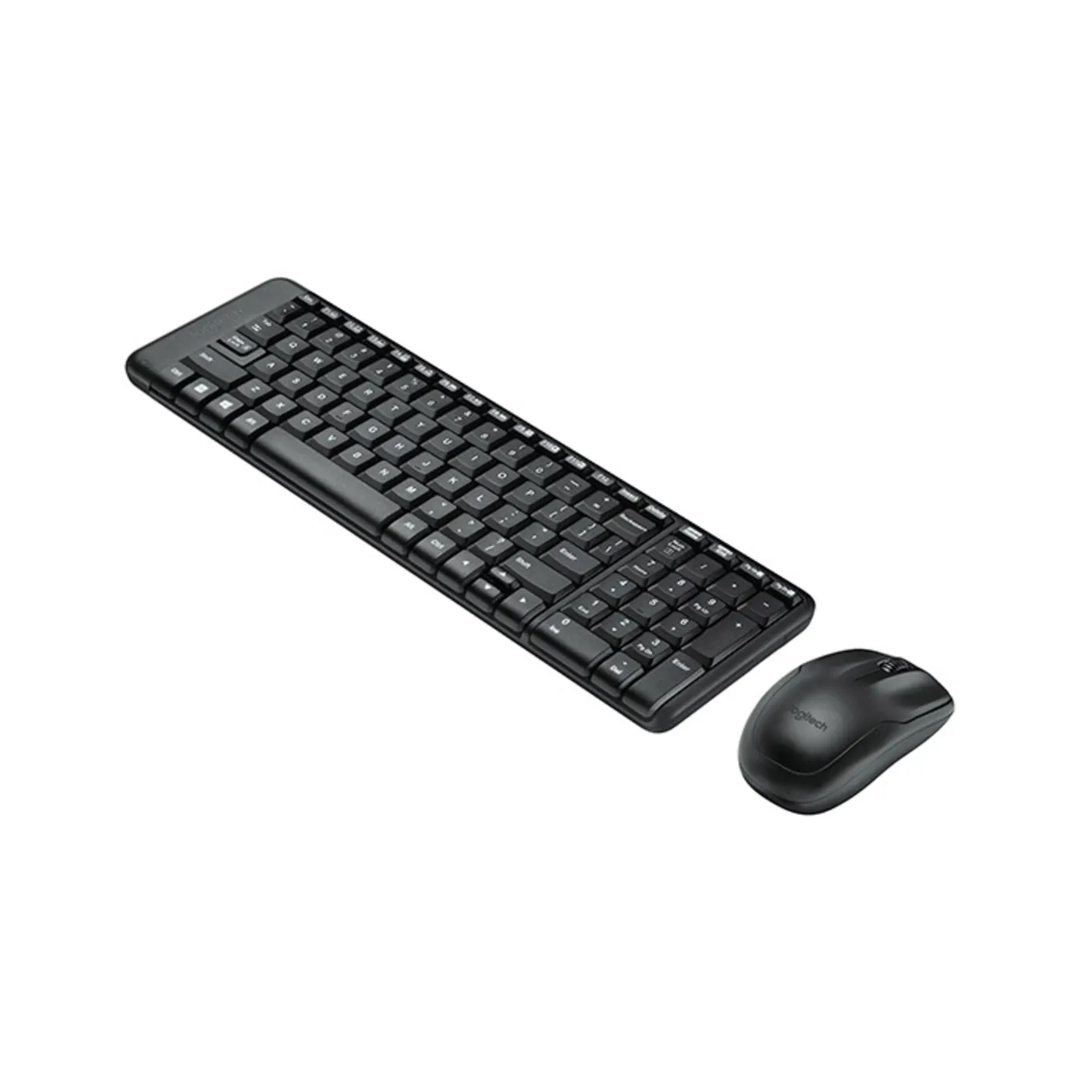 097855088819 2 Combo Teclado + Mouse Inalámbrico | Logitech Wireless MK220 | 2.4 GHz | Receptor USB Nano | Compacto Negro/Gris - Imagen 2