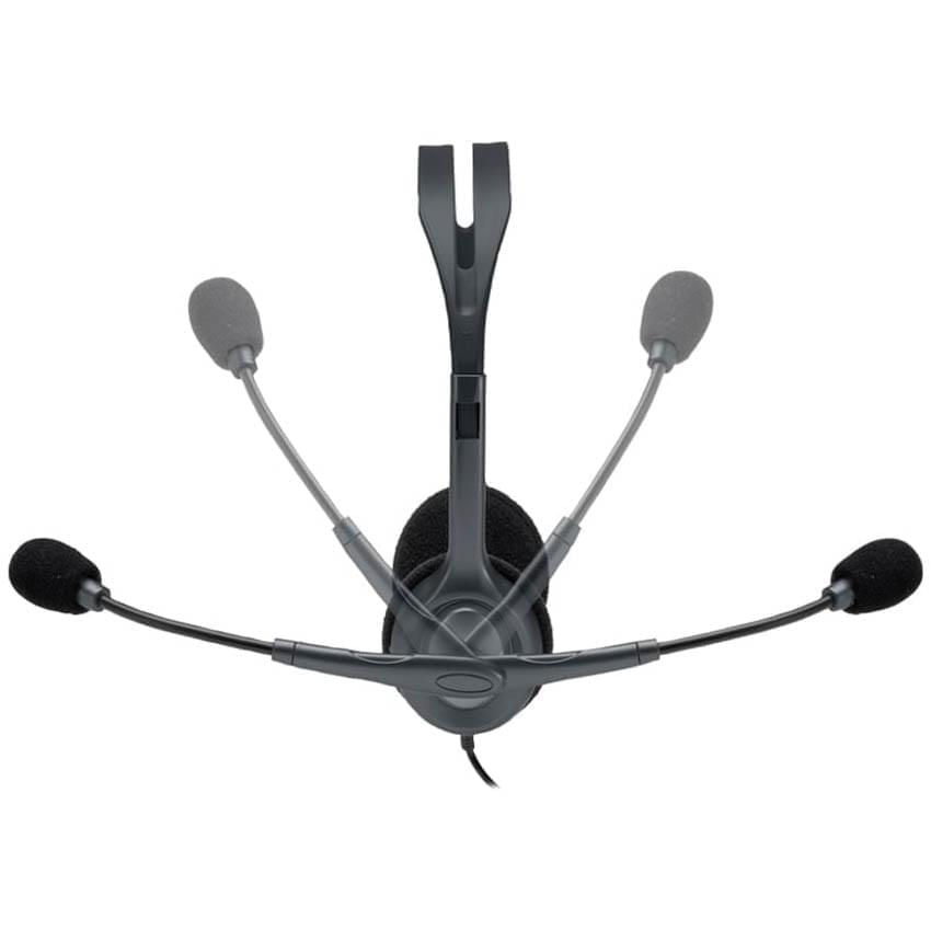 097855114976 3 Auriculares Gamer │ Logitech H111 | Negro | Jack 3.5 mm | Micrófono Rotativo | 981-000612 - Imagen 3