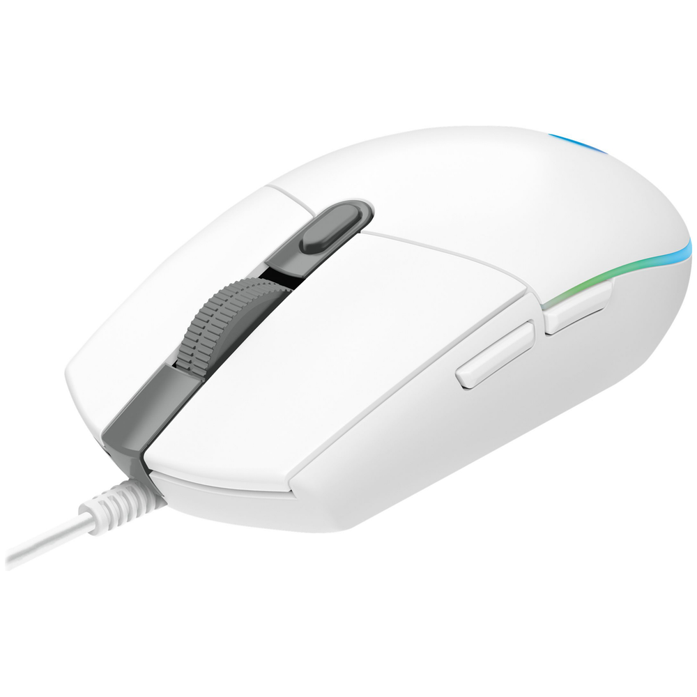 097855155986 2 Mouse Gamer | Logitech G203 LIGHTSYNC White | USB | Blanco | 200-8000 DPI | RGB | 6 Botones - Imagen 2