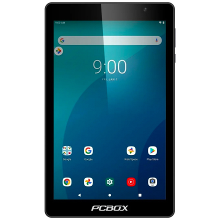 Tablet PCBOX PCB-T801 8″ | 2GB RAM | 32GB Almacenamiento | Android | Wi-Fi | Cámara Doble | Color Negro