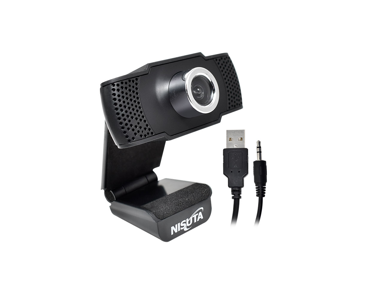 1 Webcam Nisuta WC400 HD 720p | USB con Micrófono Integrado para PC | NSWC400 - Imagen 2