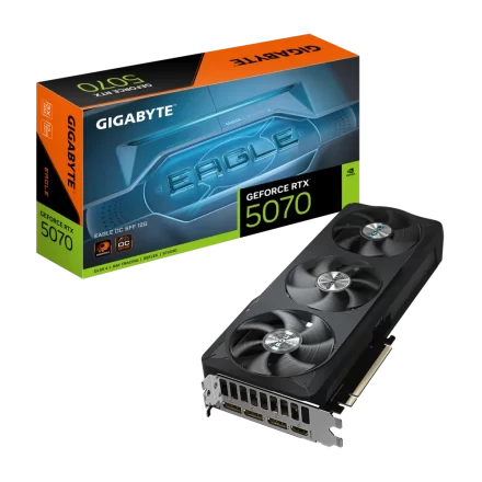 Placa De Video Gigabyte GeForce RTX 5070 Eagle OC 12GB | GDDR6X | Ray Tracing