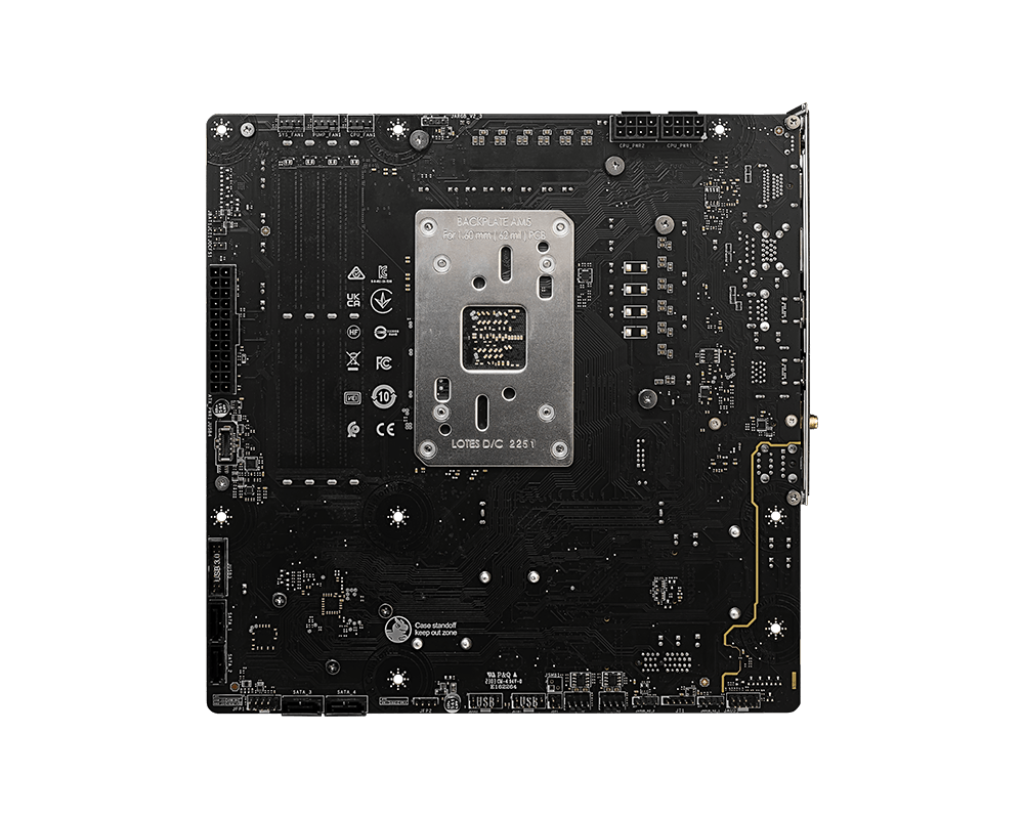 1024 (1) Motherboard MSI B650M Project Zero | AM5 | B650 | DDR5 | mATX - Imagen 4