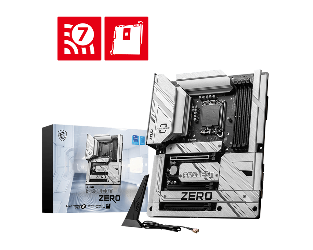 1024 (6) Motherboard MSI Z790 Project Zero | LGA1700 | Z790 | DDR5 | Project Zero