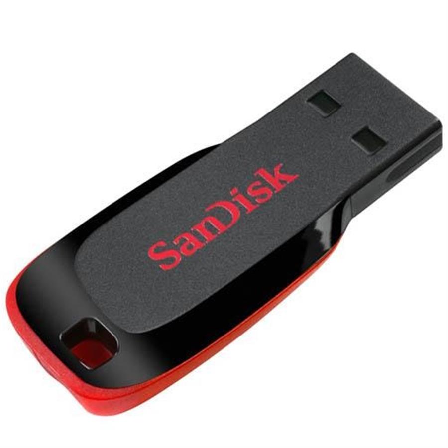 20699-producto-00000000000634085333363408 Pendrive Sandisk Cruzer Blade 128GB | USB 2.0 | Negro/Rojo SDCZ50-128G-B35 - Imagen 3