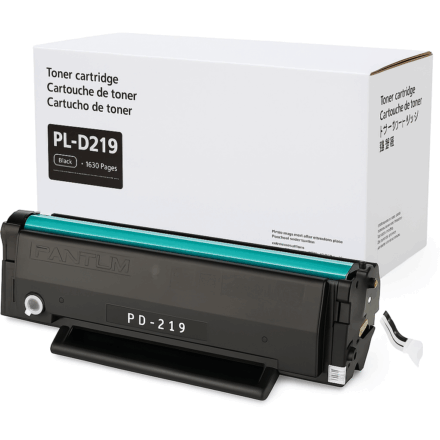 Tóner Pantum PL-D219 Negro | Compatible P2509 / M6559 | 1.600 Páginas | Caja Blanca | Alto Rendimiento