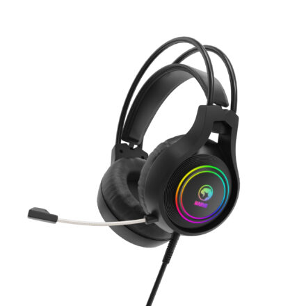 Auriculares Gamer | Marvo HG8921 Tactic 30 | USB | RGB | 50 mm | Micrófono Omnidireccional | Negros Auriculares Gamer | Marvo HG8921 Tactic 30 | USB | RGB | 50 mm | Micrófono Omnidireccional | Negros