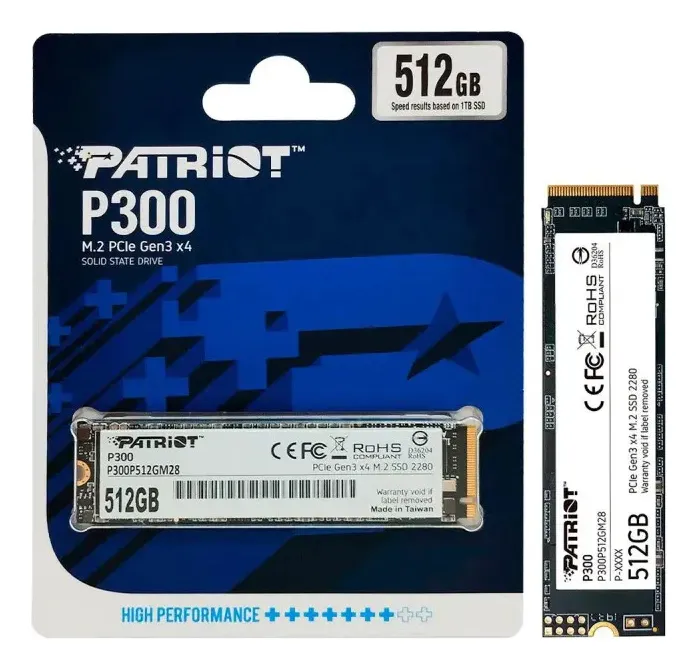 D_NQ_NP_2X_712115-MLA92781851283_092025-F Disco Interno SSD Patriot P300 512GB M.2 2280 PCIe 3.0 x4 NVMe | P300P512GM28 | Alto Rendimiento y Eficiencia para PC y Notebook Gamer - Imagen 4
