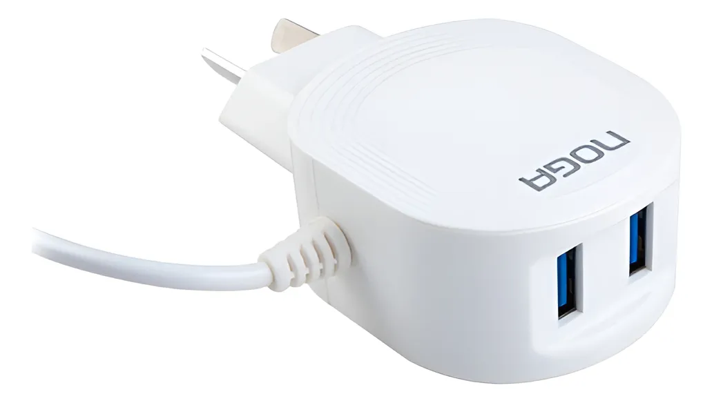 D_NQ_NP_2X_742713-MLA93517685045_092025-F Cargador de Celular Noga NGH-3C | 2 Puertos USB 3A + Cable Tipo-C | Carga Rápida ⚡📱 - Imagen 4
