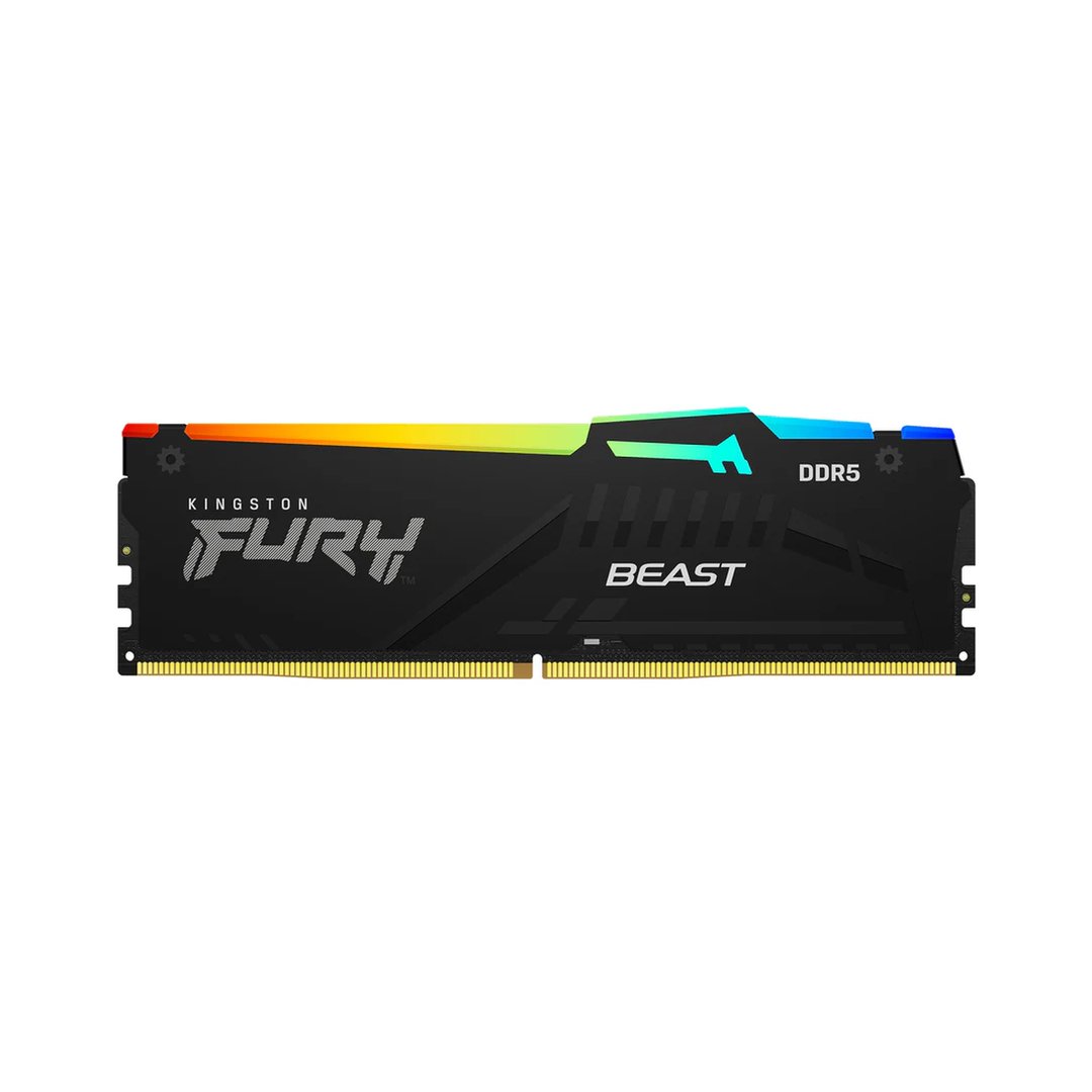 FuryDIMMRGB3_6abbff9e-0505-4b3b-84fa-120f55c38d3f_catalogo_sin_desborde Memoria RAM Kingston Fury Beast RGB 32GB DDR5 5600MHz UDIMM | Alto Rendimiento y Estilo Gamer - KF556C40BBA-32 - Imagen 3