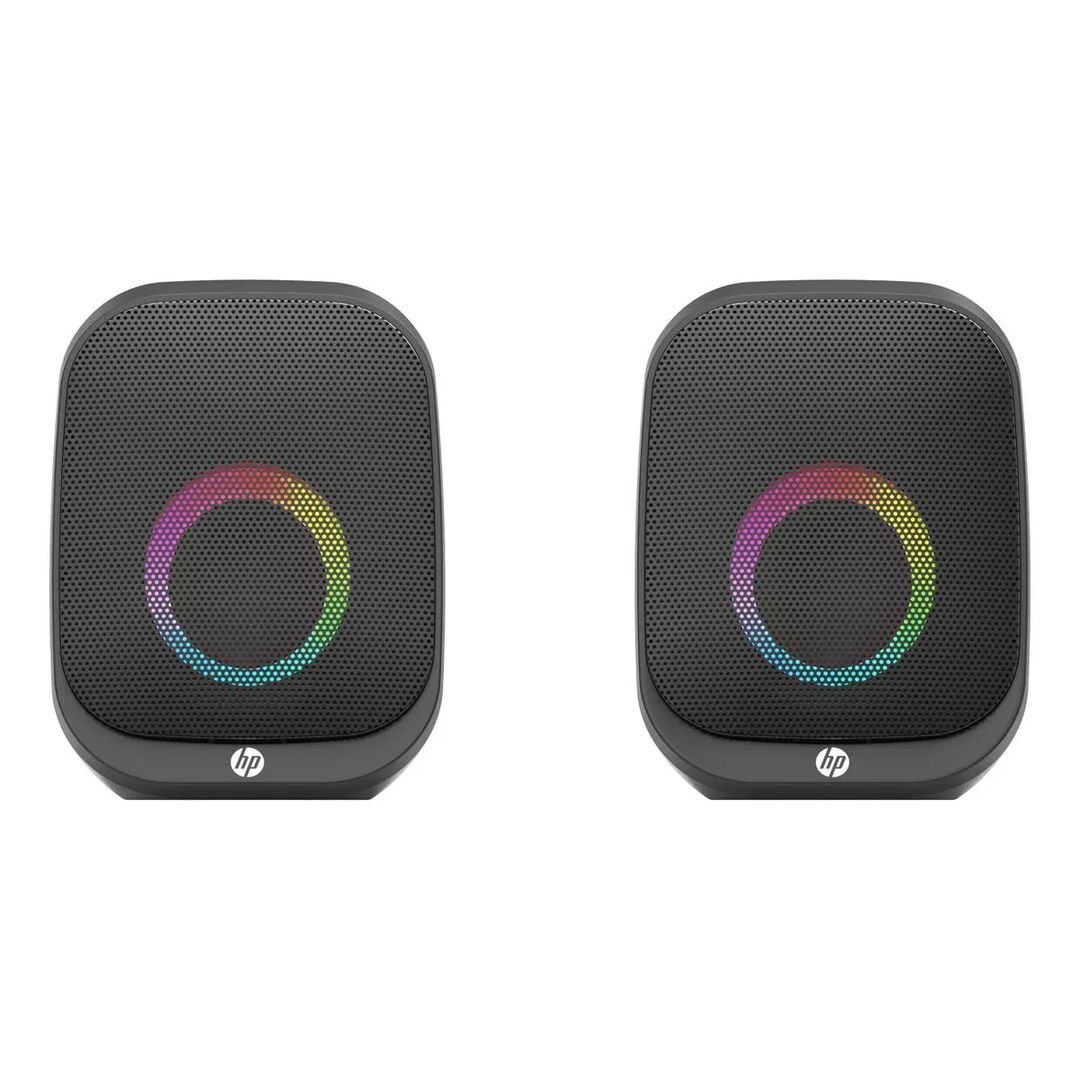 HP_DHS2113_RGB_04 Parlantes Multimedia HP DHS-2113 RGB | USB 2.0 para PC y Notebook - Imagen 3