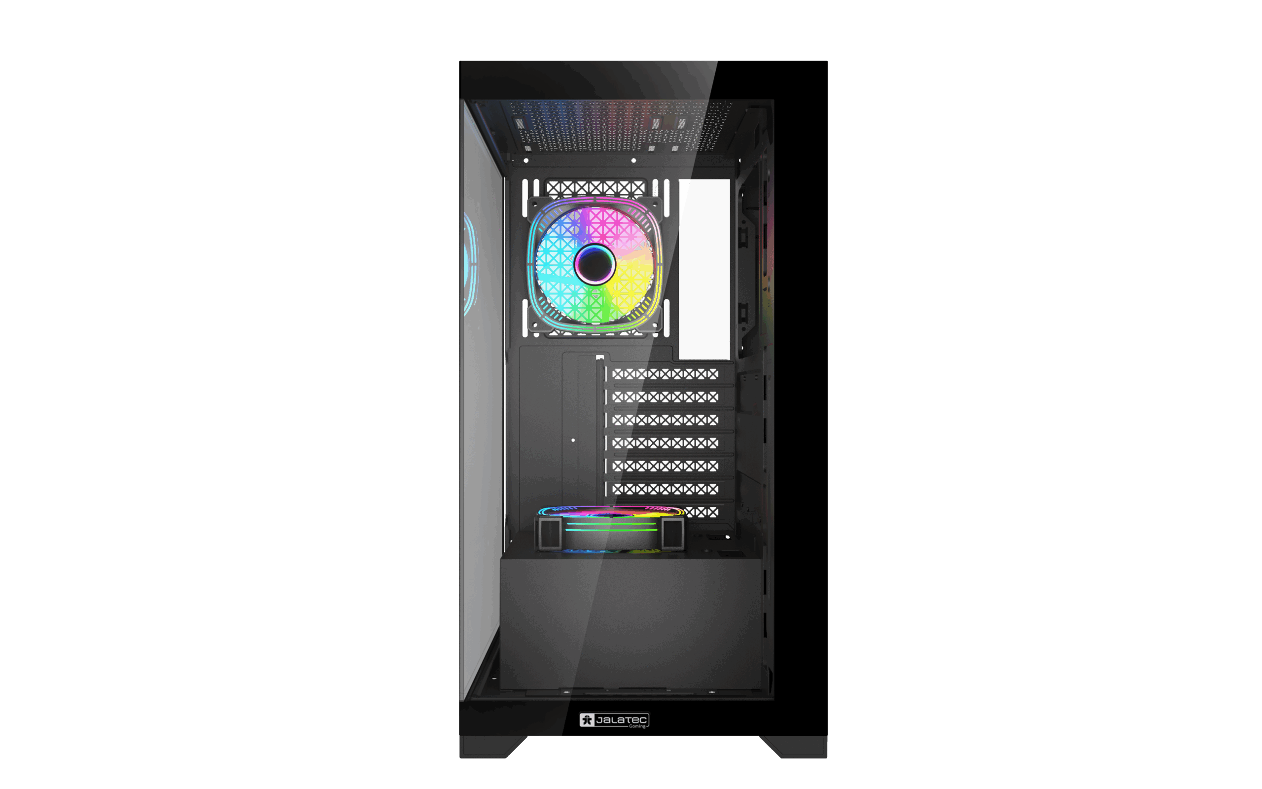 JT-X94B_3 Gabinete Gamer Jalatec JT-X94B | Fuente 750W 80 Plus Bronze | Vidrio Templado - Imagen 2