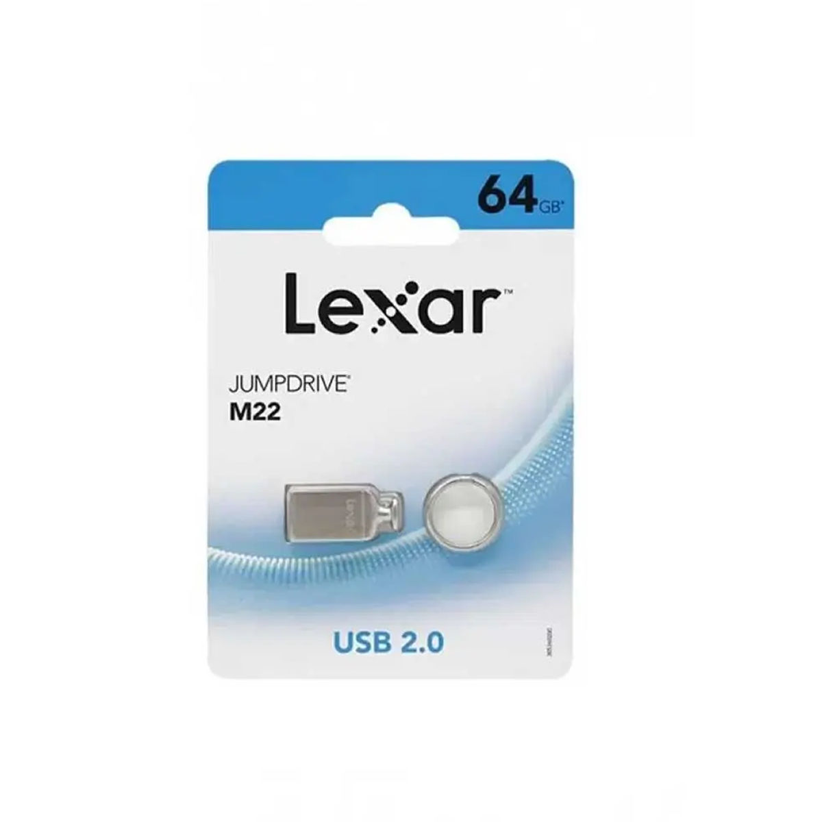 Lexar PenDrive 64Gb M22 JumpDrive USB 2 0 5 Pendrive Lexar JumpDrive M22 64GB | USB 2.0 | Plata LXALJDM022064G-BNJNG