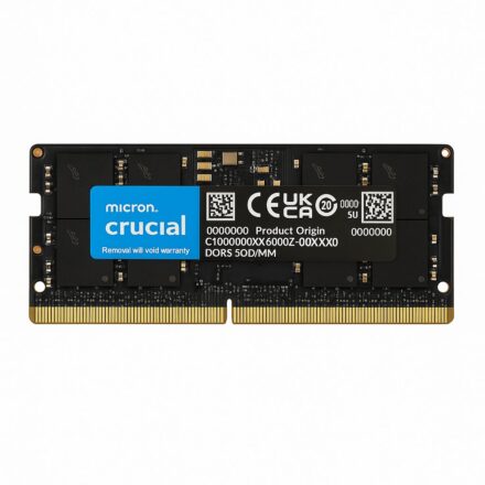 Memoria RAM Crucial 8GB DDR5 4800MT/s SODIMM | para Notebook | Rendimiento y Velocidad Superior – CT8G48C40S5 Memoria RAM Crucial 8GB DDR5 4800MT/s SODIMM | para Notebook | Rendimiento y Velocidad Superior – CT8G48C40S5
