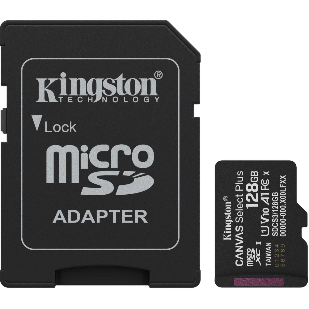 Micro-SD-Kingston-6-1000x1000 Memoria Micro SD Kingston Canvas Select Plus 128GB C10 | Para Celular y Cámara - Imagen 2
