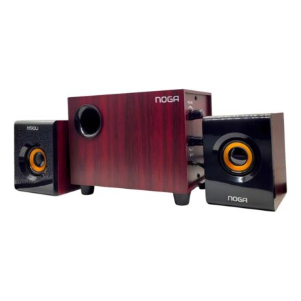 Parlantes Multimedia Noga NG-510P Marrón 2.0 USB | Para PC y Notebook Parlantes Multimedia Noga NG-510P Marrón 2.0 USB | Para PC y Notebook