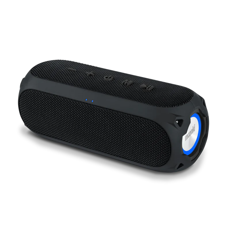 P01_7385ab8c-b746-454d-8ff2-72d2672460e8 Parlante Bluetooth Moonki Sound MO-L208BT Negro | Portátil IPX6 Resistente al Agua