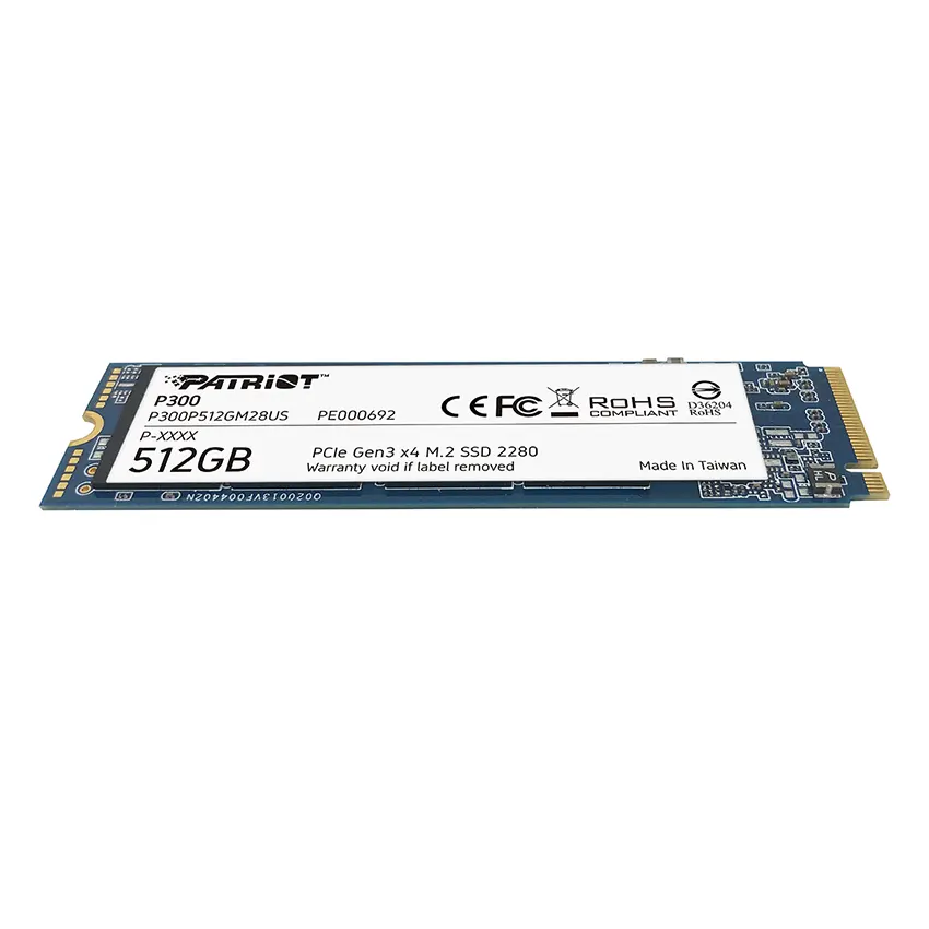 P300P512GM28-3 Disco Interno SSD Patriot P300 512GB M.2 2280 PCIe 3.0 x4 NVMe | P300P512GM28 | Alto Rendimiento y Eficiencia para PC y Notebook Gamer - Imagen 2