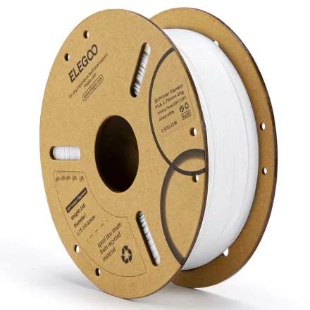 Filamento PLA Elegoo 1.75mm Blanco 1kg – Impresión 3D Precisa Filamento PLA Elegoo 1.75mm Blanco 1kg – Impresión 3D Precisa