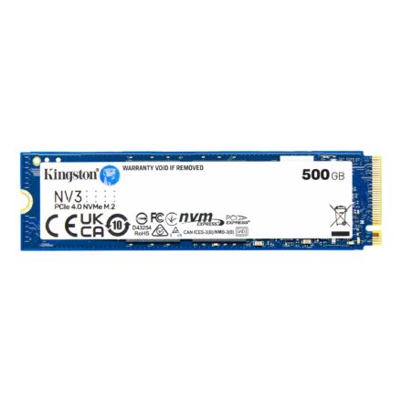 Disco Interno SSD Kingston NV3 500GB M.2 2280 PCIe 4.0 NVMe | 5000MB/s | SNV3S/500G | Rendimiento Ultrarrápido para PC y Notebook Gamer Disco Interno SSD Kingston NV3 500GB M.2 2280 PCIe 4.0 NVMe | 5000MB/s | SNV3S/500G | Rendimiento Ultrarrápido para PC y Notebook Gamer