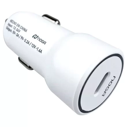 Cargador de Auto Noga USB-C | 1 Toma | Carga Rápida 18W | CAR-USB-21 🚗⚡ Cargador de Auto Noga USB-C | 1 Toma | Carga Rápida 18W | CAR-USB-21 🚗⚡