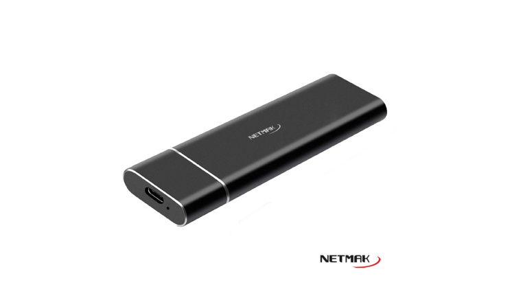descarga (10) Caja Externa Netmak NM-CASE-5 USB-C 3.2 | Para SSD M.2 NGFF/SATA Portátil