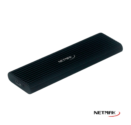 Caja Externa Netmak NM-CASE-6 USB-C 3.2 | Para SSD M.2 NVMe Portátil