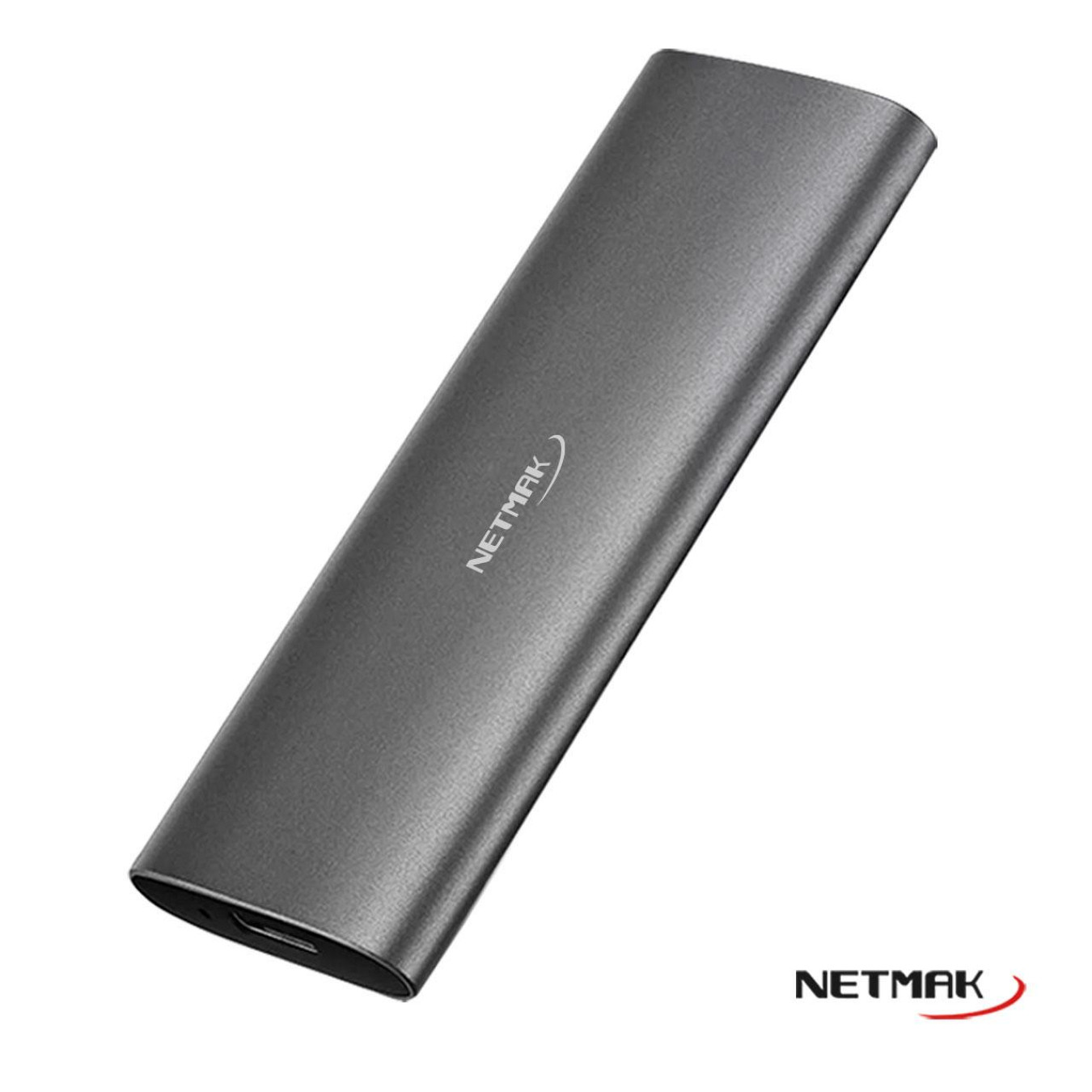 descarga Caja Externa Netmak NM-CASE-7 USB-C 3.2 | Para SSD M.2 NVMe Portátil - Imagen 2